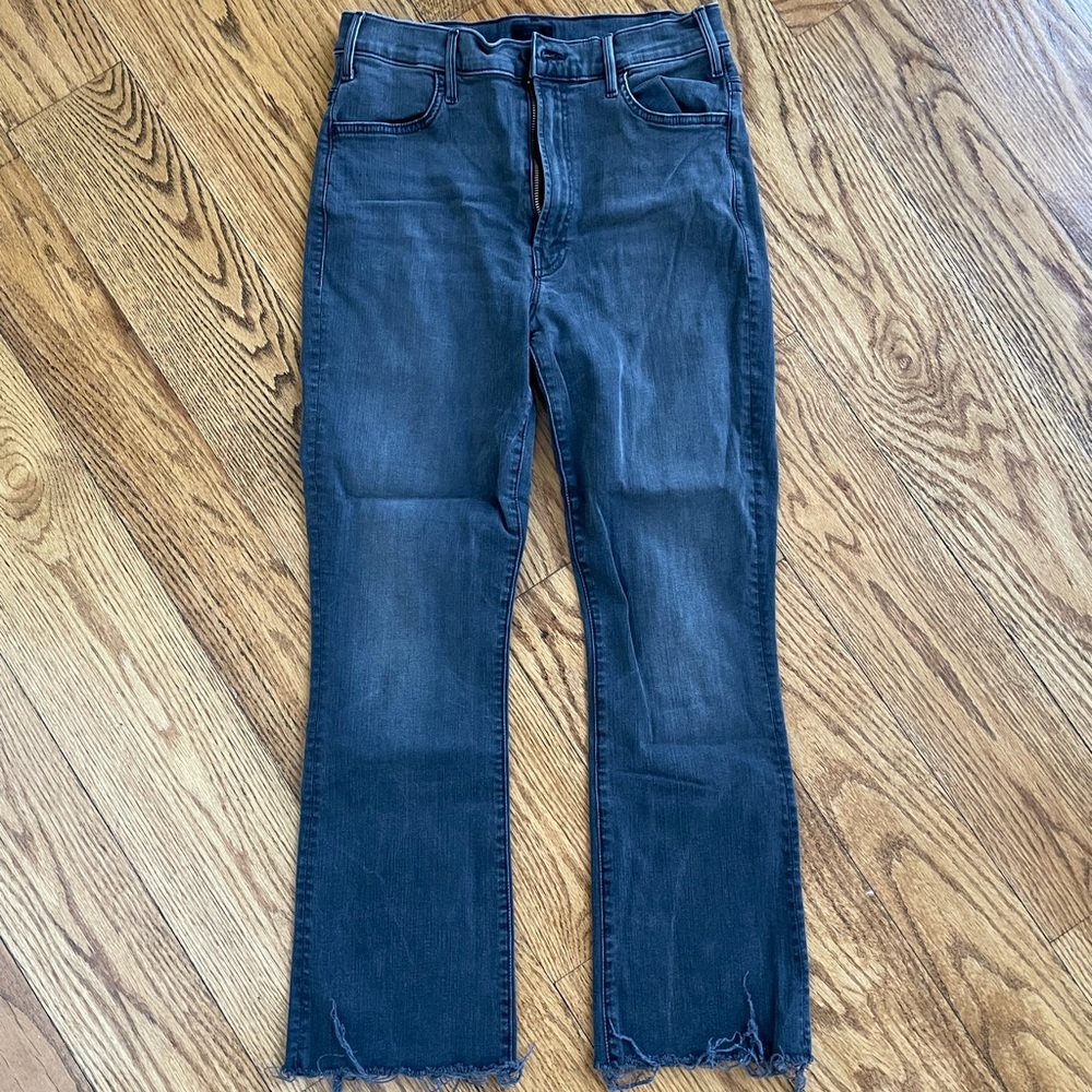 Mother Denim Hustler Ankle Fray